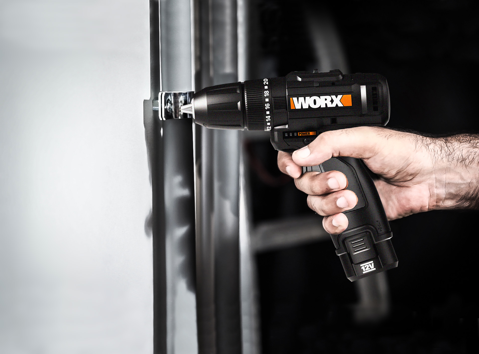 Worx WX121 - Taladro percutor 12V (2bat 2,0Ah)